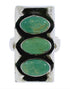 Turquoise Authentic Sterling Silver Southwestern Ring Size 6 UX33285